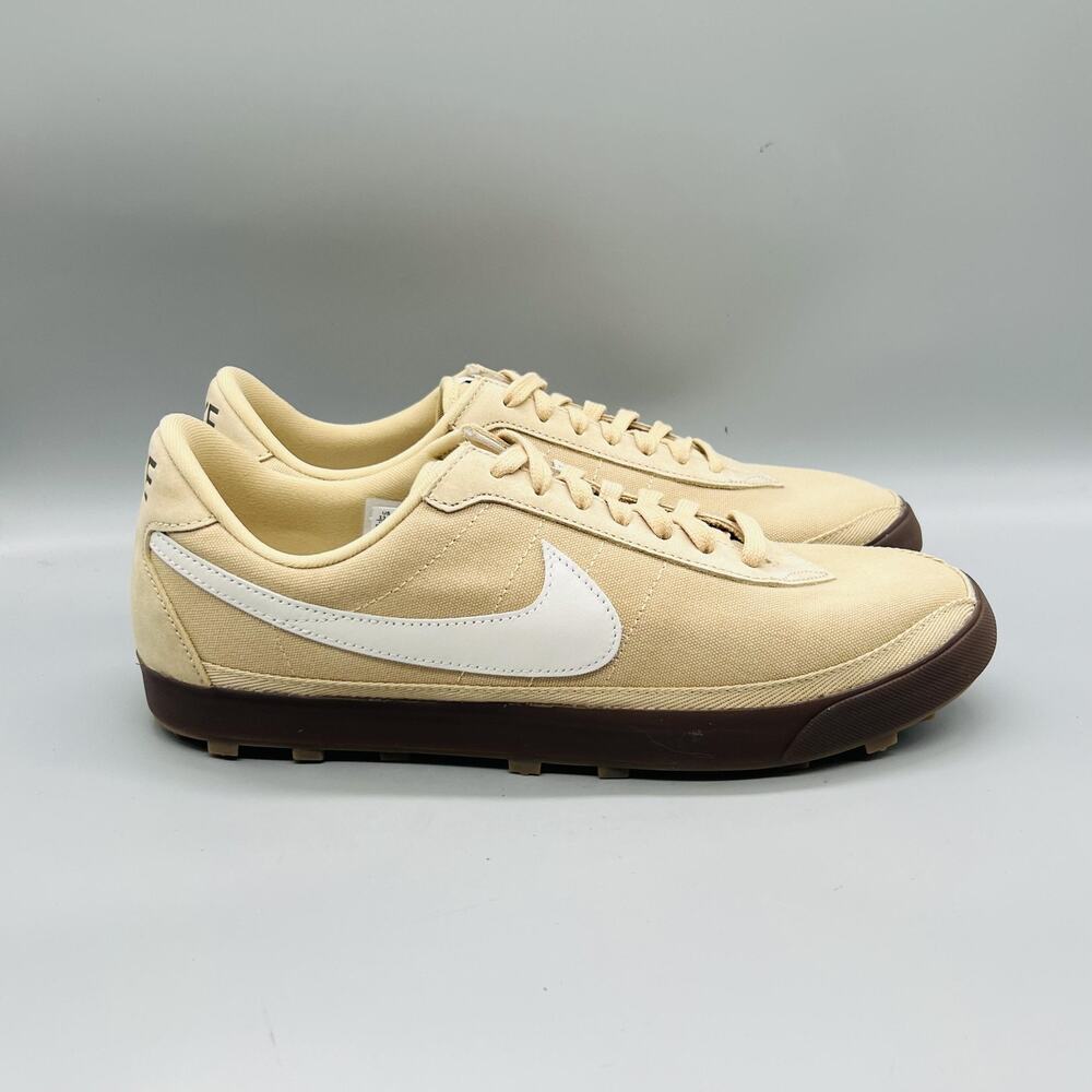 Nike Shoes Mens 11.5 Beige Canvas Low Top Walking Athletic Sneakers Comfort